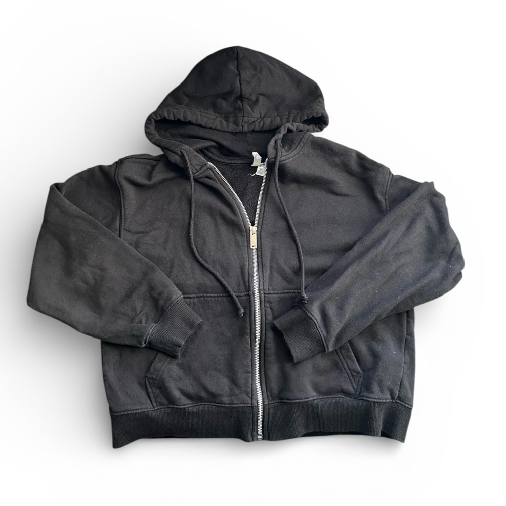Black & gray hoodie sweatshirt bundle lot size xs zip up Athliesure loungewear - Picture 2 of 7